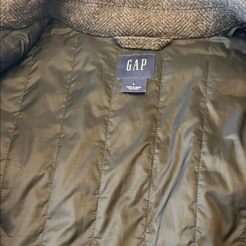 GAP Men's Zip-Up Brown jacket size L